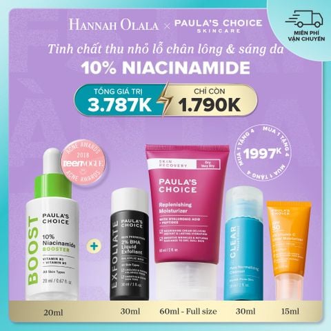  FLASHDEAL 18: TINH CHẤT THU NHỎ LỖ CHÂN LÔNG VÀ LÀM SÁNG DA 10% NIACINAMIDE 20ML 