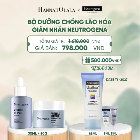  BỘ DƯỠNG NGĂN NGỪA LÃO HÓA NEUTROGENA VISIBLE REPAIR - A998 