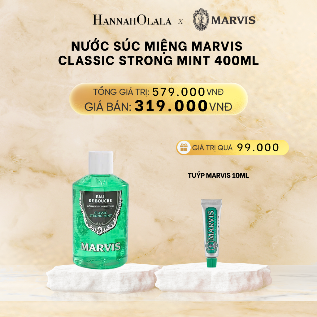  DEAL 1: NƯỚC SÚC MIỆNG MARVIS MOUTHWASH 400ML 