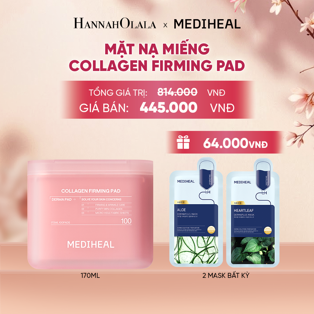  MEDIHEAL BỘ SẢN PHẨM TONER PAD 170ML - A564 