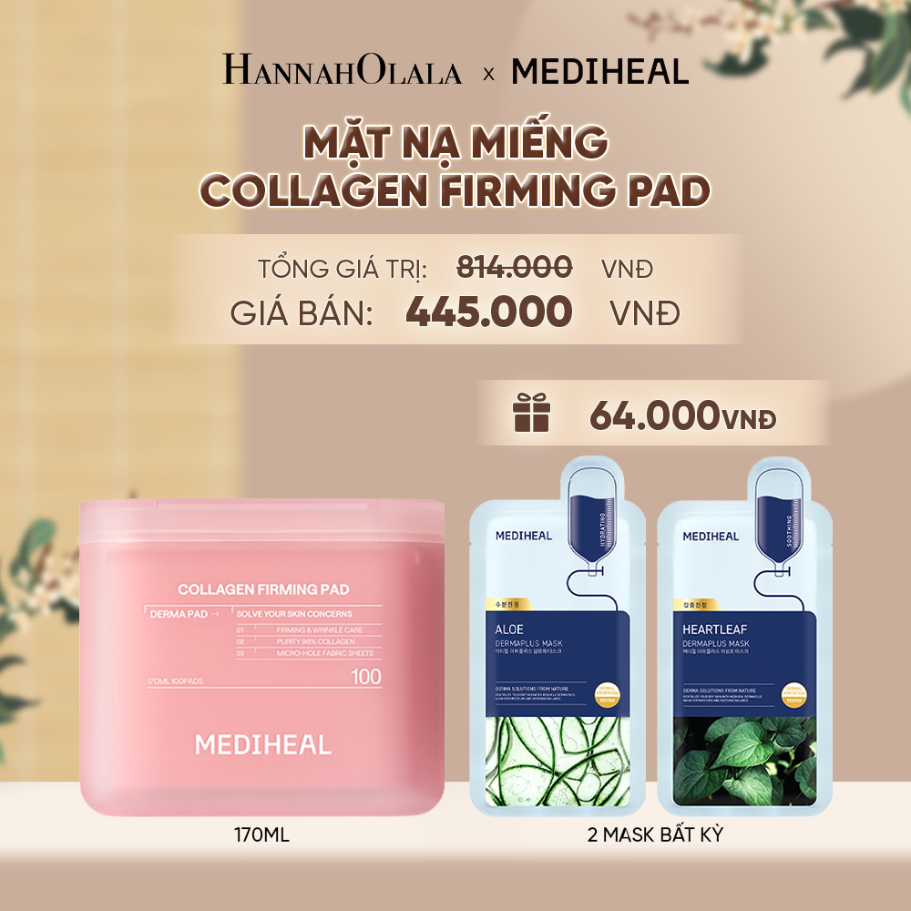 MEDIHEAL BỘ SẢN PHẨM TONER PAD 170ML - A1673 