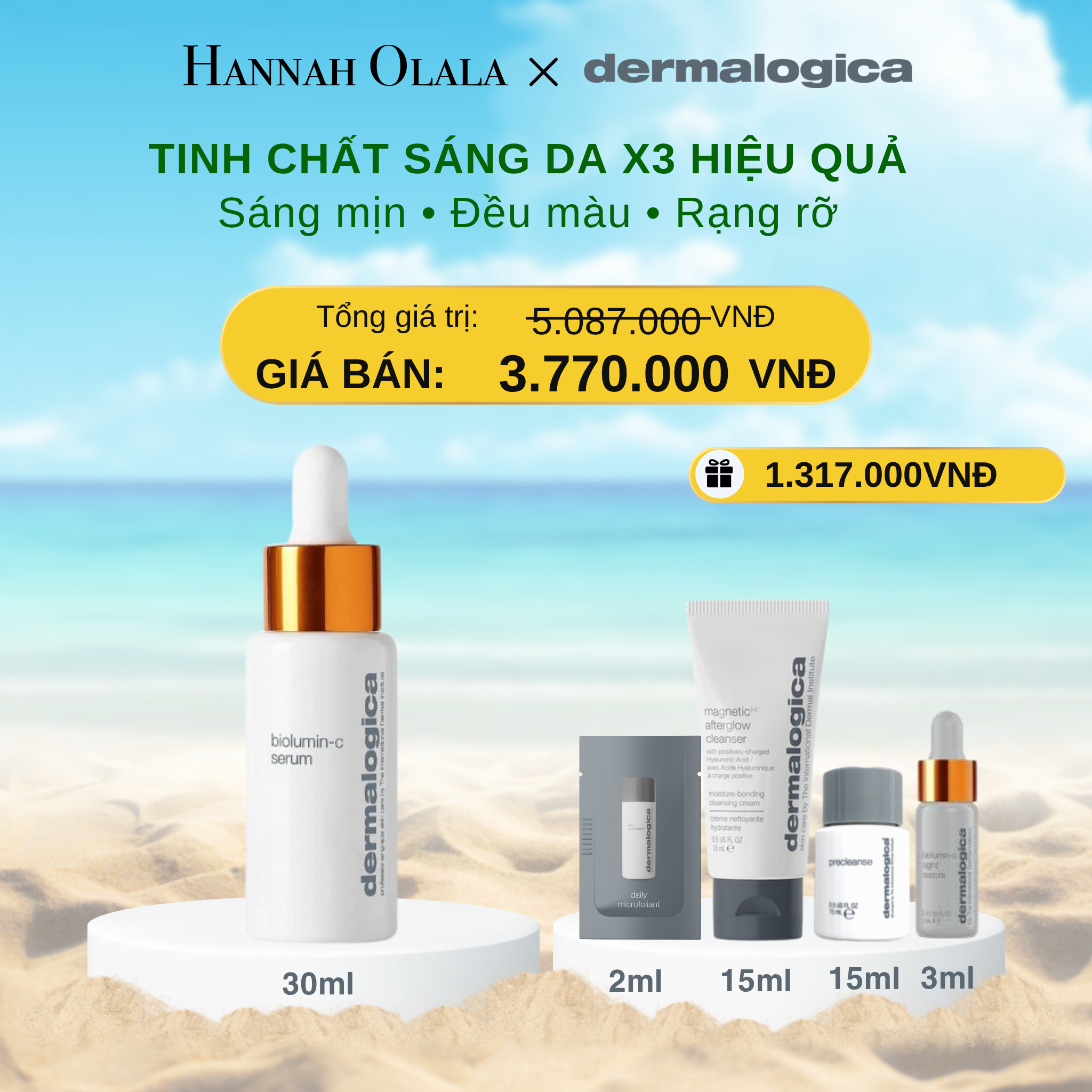 Serum L'Oréal Tinh Chất Làm Sáng X3 Lần Hiệu Quả Biolumin C 30ml