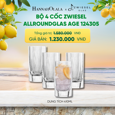  BỘ 4 CỐC ZWIESEL ALLROUNDGLAS - A2159 