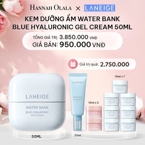  E764: DEAL 6: KEM DƯỠNG ẨM WATER BANK BLUE HYALURONIC GEL CREAM 50ML - [GIAO HÀNG TỪ 03/10] 