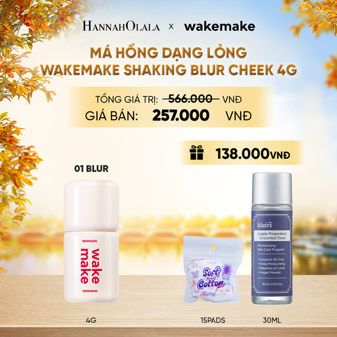  MÁ HỒNG DẠNG LỎNG WAKEMAKE SHAKING BLUR CHEEK 4G - E559 