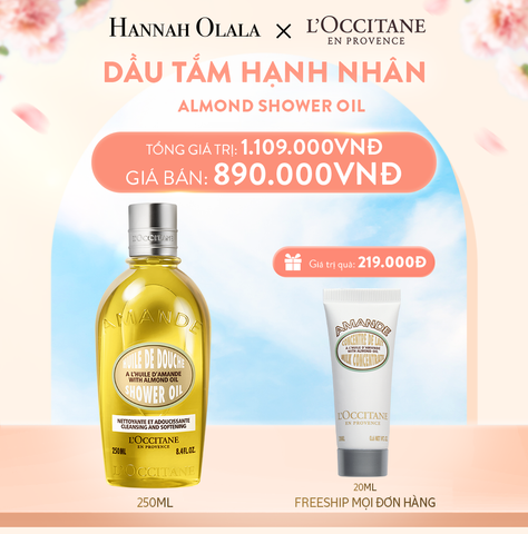  A467_DEAL 7A: DẦU TẮM HẠNH NHÂN ALMOND SHOWER OIL 250ML 