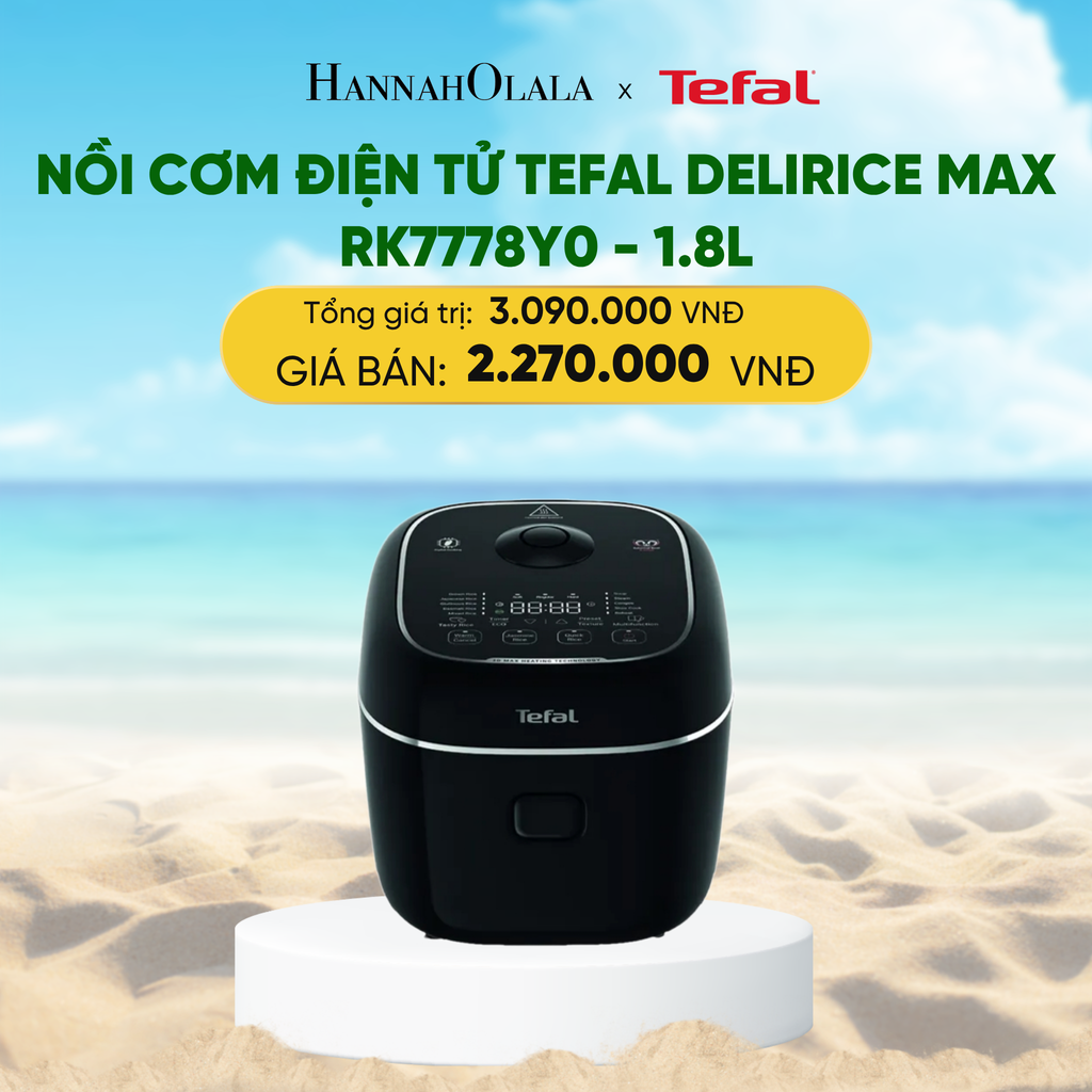  NỒI CƠM ĐIỆN TỬ TEFAL DELIRICE MAX RK7778Y0 - 1.8L 
