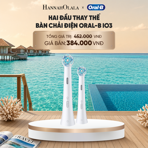  ĐẦU THAY THẾ BÀN CHẢI ĐIỆN ORAL-B IO3 (IO3 REFILL)_ D1593 