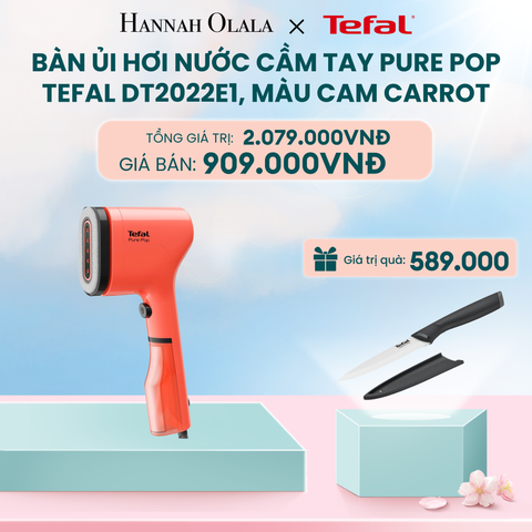  DEAL 5: BÀN ỦI HƠI NƯỚC CẦM TAY PURE POP TEFAL 