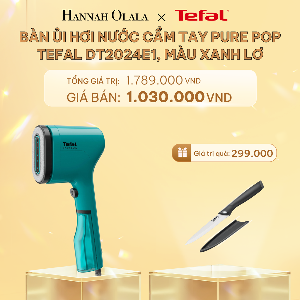  C426_DEAL 4: BÀN ỦI HƠI NƯỚC CẦM TAY PURE POP TEFAL 