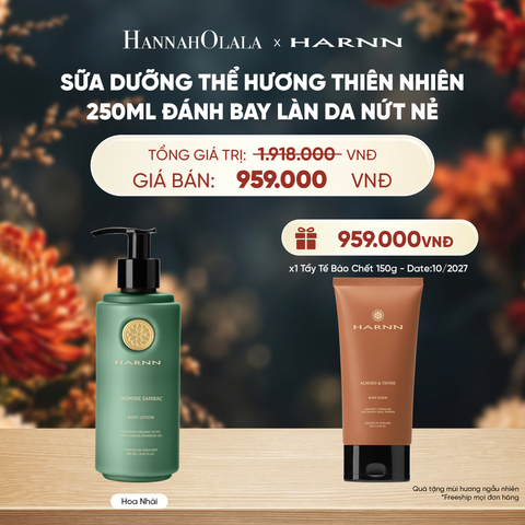  SỮA DƯỠNG THỂ BODY LOTION HARNN 250ML ĐÁNH BAY LÀN DA NỨT NẺ - A4055 