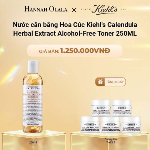  DEAL 13: NƯỚC CÂN BẰNG HOA CÚC KIEHL'S CALENDULA HERBAL EXTRACT ALCOHOL-FREE TONER 250ML 