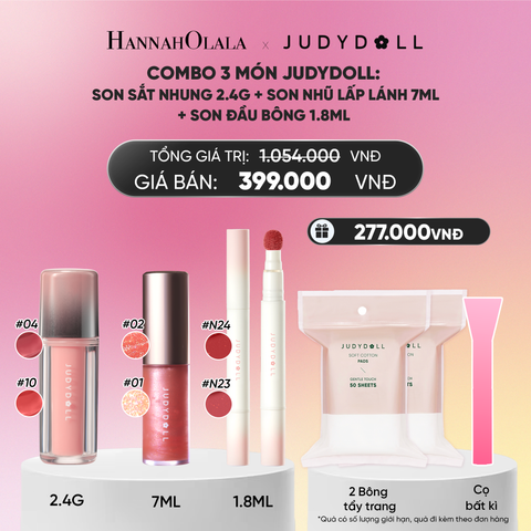  SON SẮT NHUNG + SON ĐẦU BÔNG + SON NHŨ LẤP LÁNH_A1382 