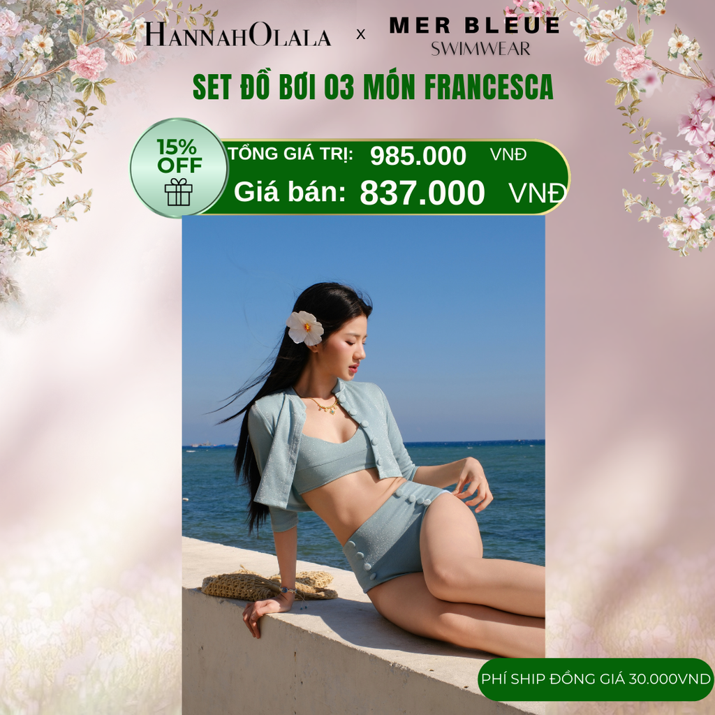  E726_DEAL 6: SET ĐỒ BƠI 3 MÓN FRANCESCA 