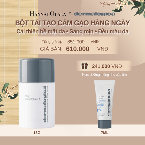  TẨY DA CHẾT BỘT CÁM GẠO SÁNG MỊN & RẠNG RỠ DAILY MICROFOLIANT 13G (TRAVEL SIZE) - DEAL 7 - A1519 