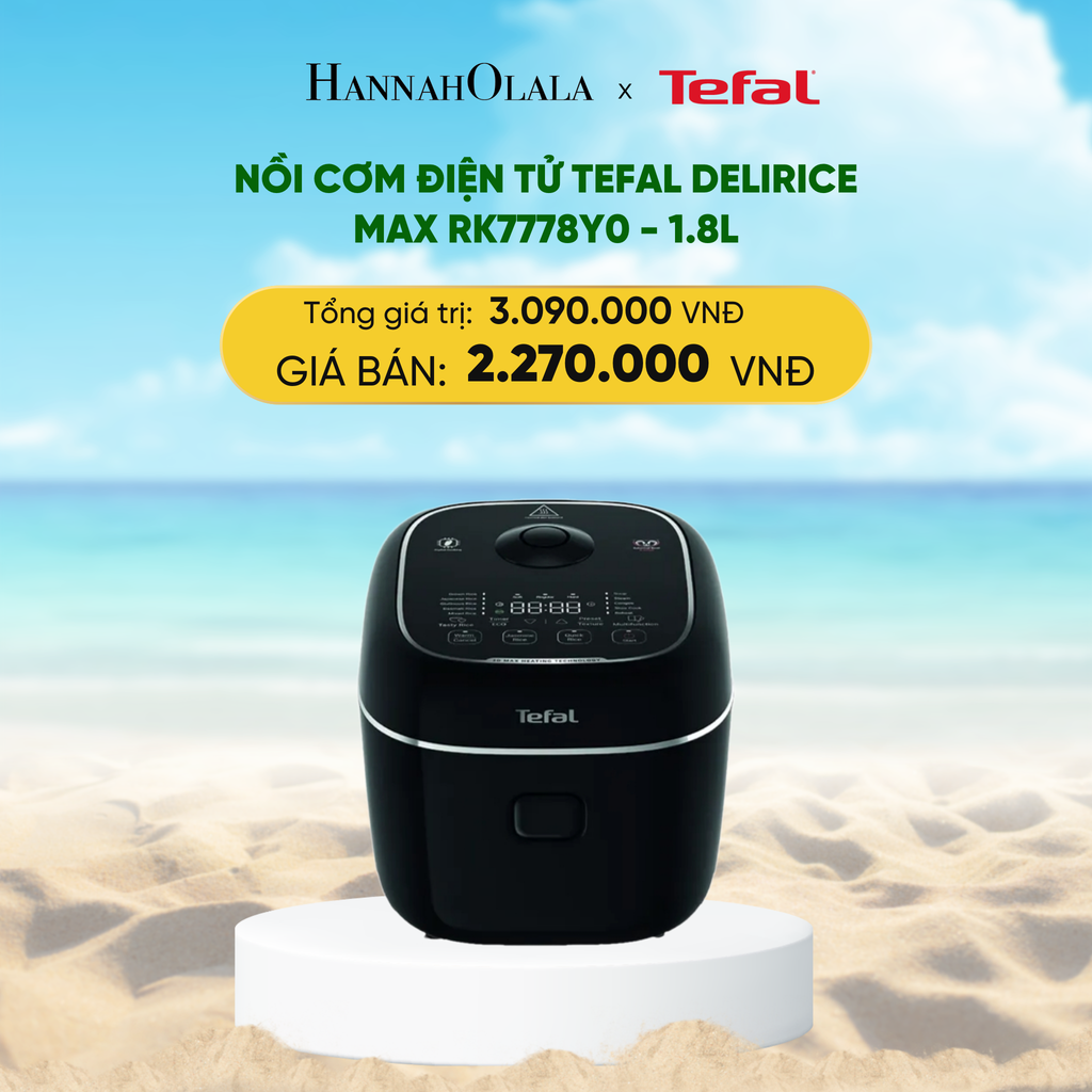  DEAL 7: NỒI CƠM ĐIỆN TỬ TEFAL DELIRICE MAX RK7778Y0 - 1.8L 