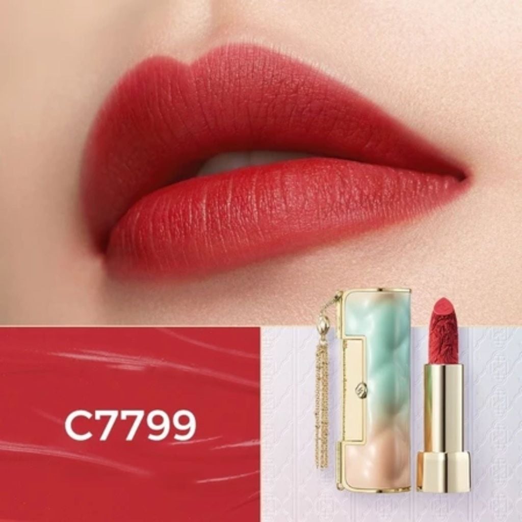  HOA TÂY TỬ SON KHÓA ĐỒNG TÂM 3.8G FLORASIS - BLOOMING ROUGE SOFT MATTE LOVE LOCK_ D151 