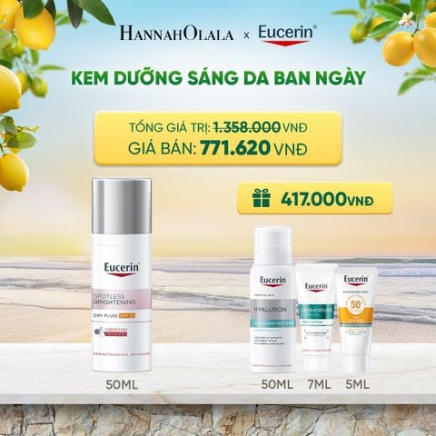  KEM DƯỠNG NGÀY GIẢM THÂM NÁM & SÁNG DA EUCERIN SPOTLESS BRIGHTENING SPF30 50ML DEAL 7: - A1308 