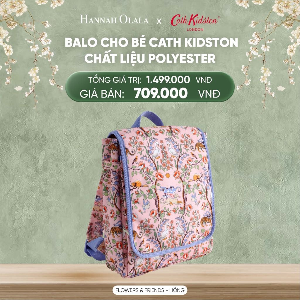  DEAL 7: BALO CHO BÉ CATH KIDSTON CHẤT LIỆU POLYESTER 