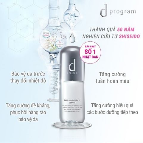  A32_DEAL 14: COMBO KEM DƯỠNG ẨM VÀ PHỤC HỒI DA & SERUM CÂN BẰNG NHIỆT ĐỘ DA D PROGRAM SKIN REPAIR CREAM 45G + THERMO SERUM 40ML 