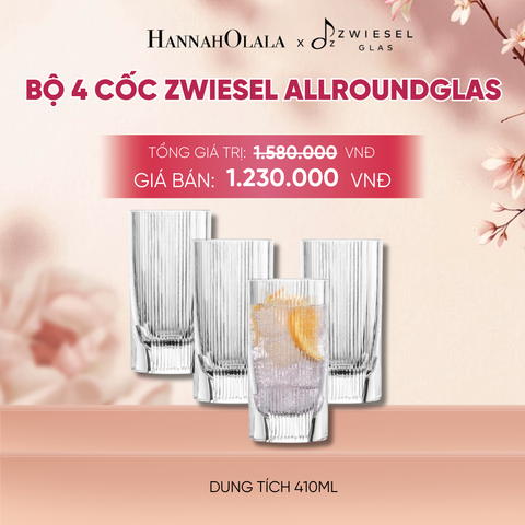  BỘ 4 CỐC ZWIESEL ALLROUNDGLAS - A827 