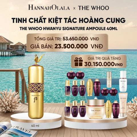  BỘ TINH CHẤT KIỆT TÁC HOÀNG CUNG THE HISTORY OF WHOO HWANYU SIGNATURE AMPOULE SPECIAL SET_ D2219 