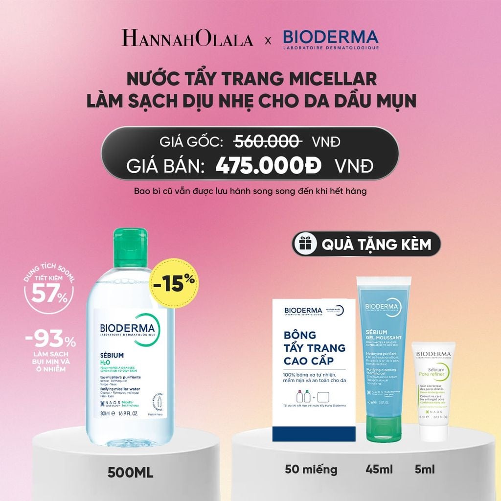  NƯỚC TẨY TRANG MICELLAR LÀM SẠCH CHO DA DẦU, MỤN_A2093 