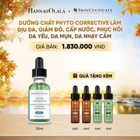  DƯỠNG CHẤT SKIN CEUTICALS PHYTO CORRECTIVE 30ML LÀM DỊU DA, GIẢM ĐỎ, CẤP NƯỚC, PHỤC HỒI DA YẾU,DA MỤN, DA NHẠY CẢM - E623 