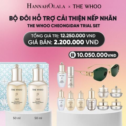  PHIÊN BẢN LỄ HỘI - BỘ ĐÔI HỖ TRỢ CẢI THIỆN NẾP NHĂN THE WHOO CHEONGIDAN TRIAL SET_A201 