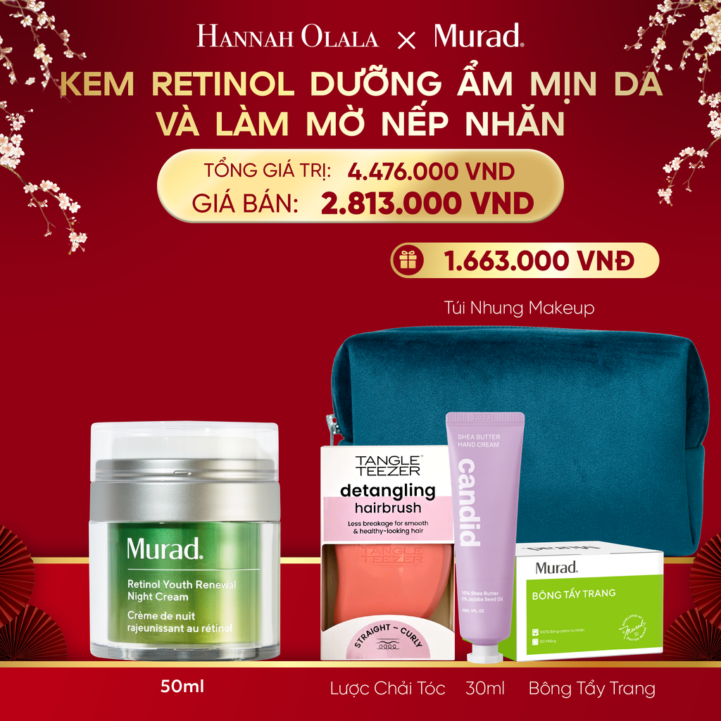  DEAL 7: KEM RETINOL DƯỠNG ẨM MỊN DA VÀ LÀM MỜ NẾP NHĂN 50ML 