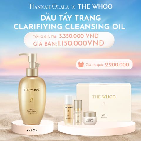  C44_DEAL 07: DẦU TẨY TRANG THE WHOO GONG JIN HYANG CLARIFIYING CLEANSING OIL 200ML 