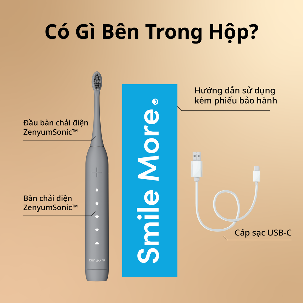  BÀN CHẢI ĐIỆN ZENYUM SONIC 2.0 - A1730 