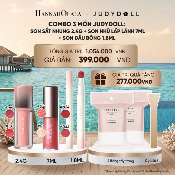  SON SẮT NHUNG + SON ĐẦU BÔNG + SON NHŨ LẤP LÁNH_ D1616 