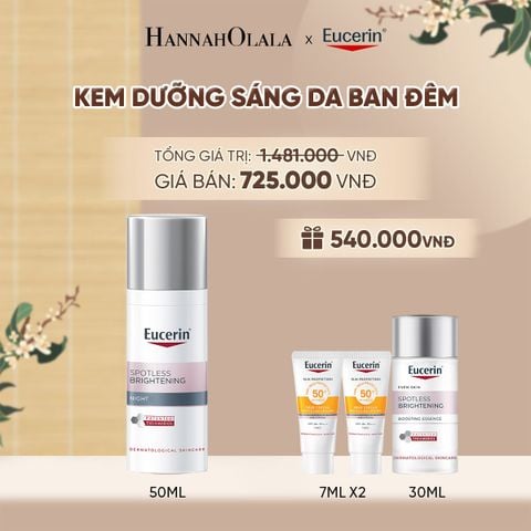  KEM DƯỠNG HỖ TRỢ SÁNG DA BAN ĐÊM EUCERIN SPOTLESS BRIGHTENING NIGHT CREAM 50ML - A1221 