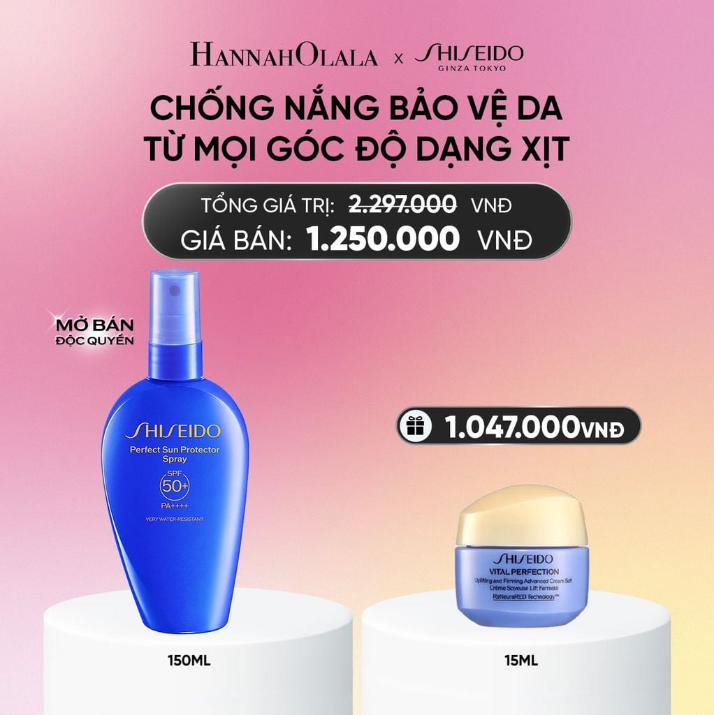 [MỚI RA MẮT] XỊT CHỐNG NẮNG TRONG SUỐT SPF50+ 150ML - DEAL 7 