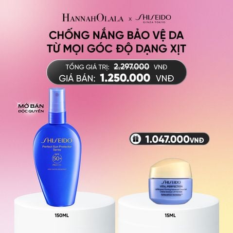 [MỚI RA MẮT] XỊT CHỐNG NẮNG TRONG SUỐT SPF50+ 150ML - DEAL 7 