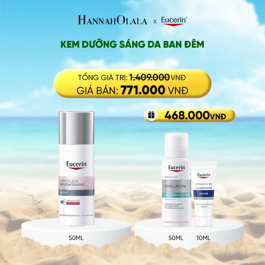  DEAL 7: KEM DƯỠNG ĐÊM GIẢM THÂM NÁM & SÁNG DA EUCERIN SPOTLESS BRIGHTENING 50ML 