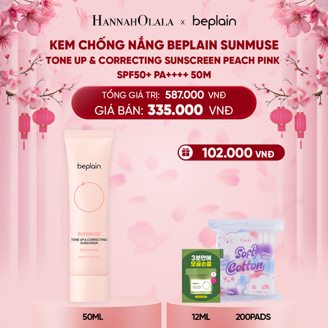 DEAL 3: KEM CHỐNG NẮNG BEPLAIN SUNMUSE MOISTURE SUNSCREEN SPF50+ PA++++ 50ML 