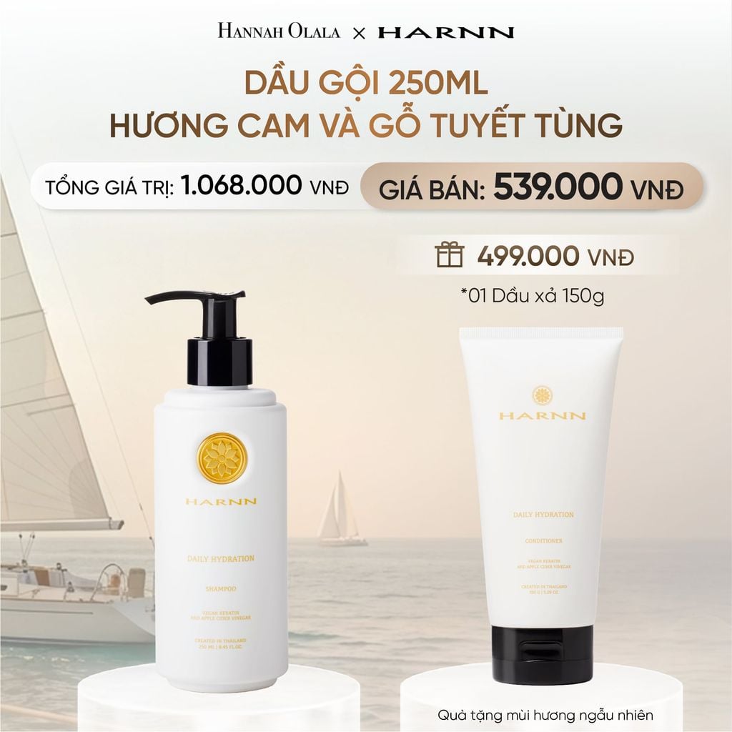  DẦU GỘI HARNN 250ML HƯƠNG CAM VÀ GỖ TUYẾT TÙNG _ DEAL 7 