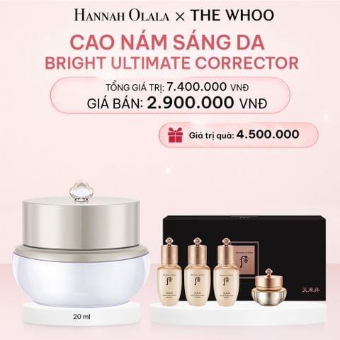  E247_DEAL 7: NEW - CAO NÁM SÁNG DA WHOO GONGJINHYANG BRIGHT ULTIMATE CORRECTOR 20ML 