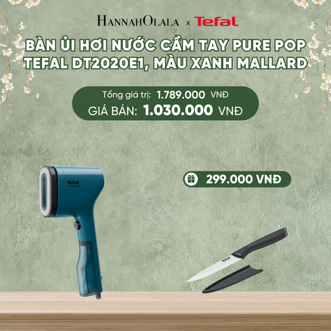  DEAL 4: BÀN ỦI HƠI NƯỚC CẦM TAY PURE POP TEFAL DT2020E1 