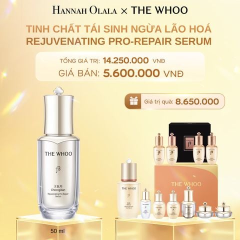  C652_DEAL 7: TINH CHẤT TÁI SINH THE WHOO CHEONGIDAN REJUVENATING PRO-REPAIR SERUM 50ML 