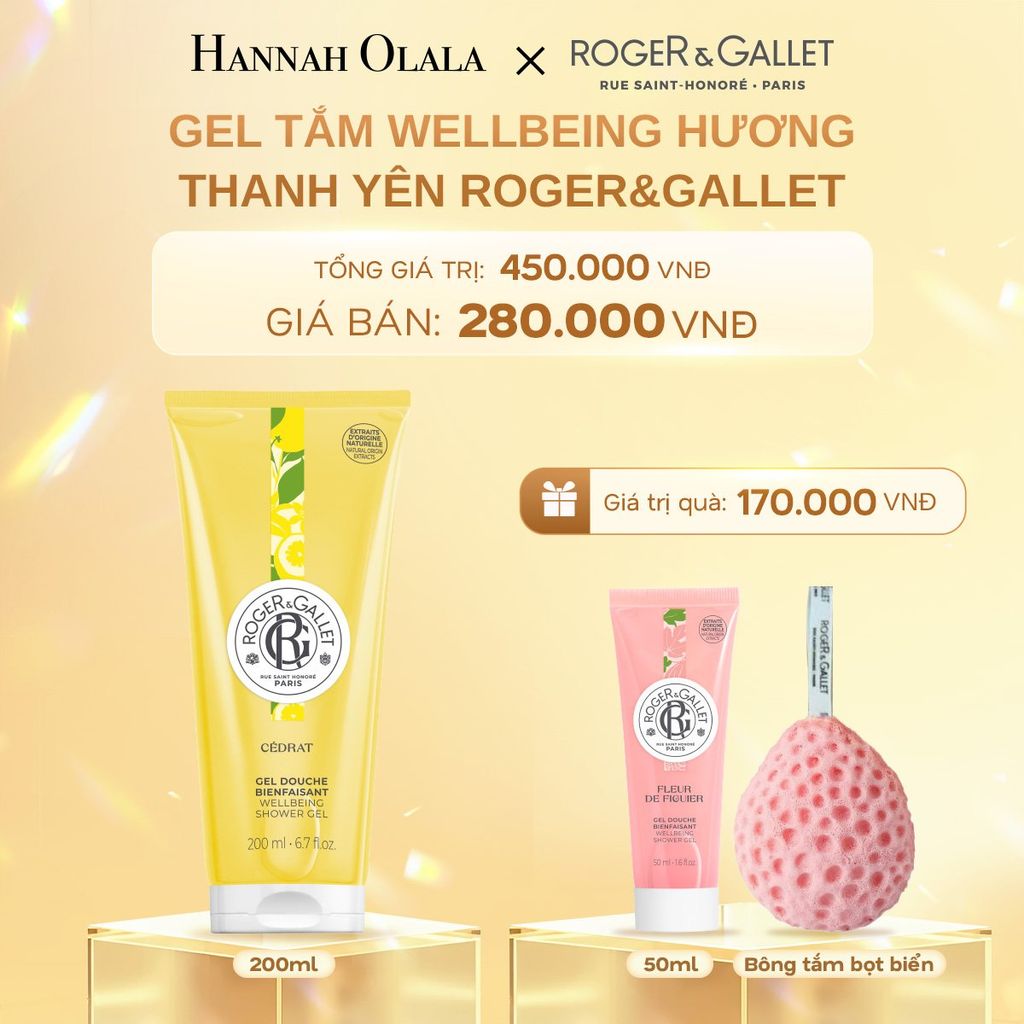  C356_DEAL 1: GEL TẮM 200ML ROGER&GALLET 