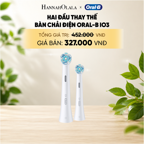  [FLASH DEAL] ĐẦU THAY THẾ BÀN CHẢI ĐIỆN ORAL-B IO3 (IO3 REFILL) _ A73 