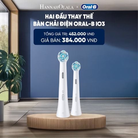  ĐẦU THAY THẾ BÀN CHẢI ĐIỆN ORAL-B IO3 (IO3 REFILL) 