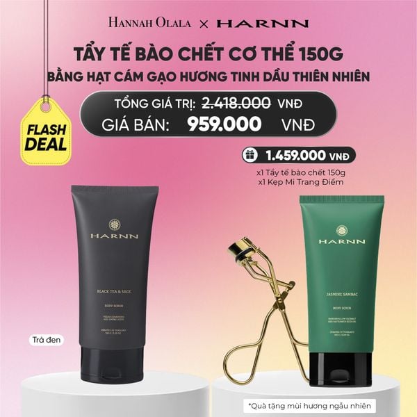  [MUA 1 TẶNG 1] TẨY TẾ BÀO CHẾT CƠ THỂ BODY SCRUB 150G BẰNG HẠT CÁM GẠO HƯƠNG TINH DẦU THIÊN NHIÊN - FLASH DEAL_A1473 