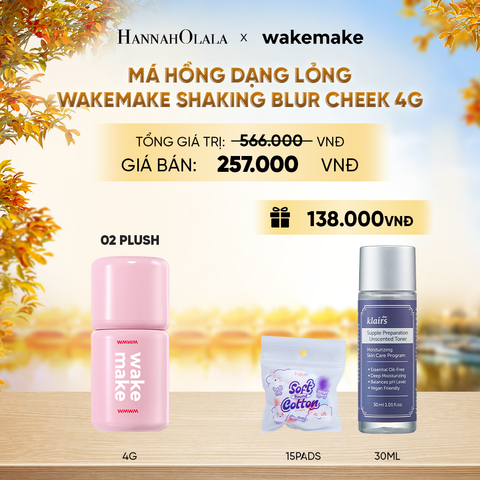  MÁ HỒNG DẠNG LỎNG WAKEMAKE SHAKING BLUR CHEEK 4G - E559 
