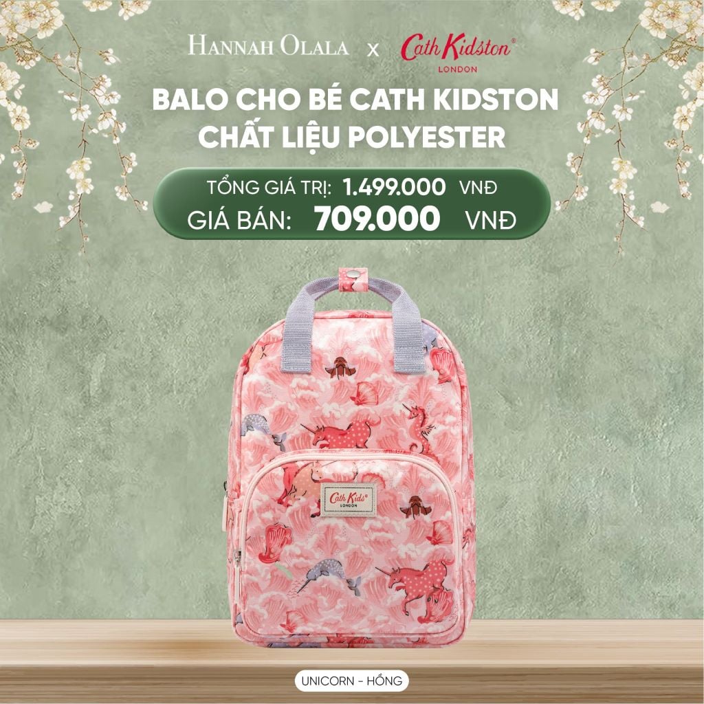  DEAL 7: BALO CHO BÉ CATH KIDSTON CHẤT LIỆU POLYESTER 