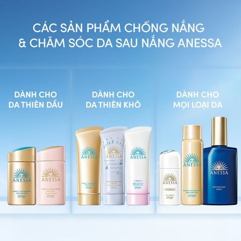  DEAL 4: COMBO SỮA CHỐNG NẮNG KIỀM DẦU & XỊT CHỐNG NẮNG BẢO VỆ CHO MẶT - TOÀN THÂN ANESSA GOLD MILK 60ML + GOLD SPRAY 60G 