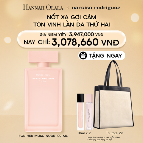  DEAL 8: NƯỚC HOA NỮ NARCISO RODRIGUEZ MUSC NUDE EDP 100ML 